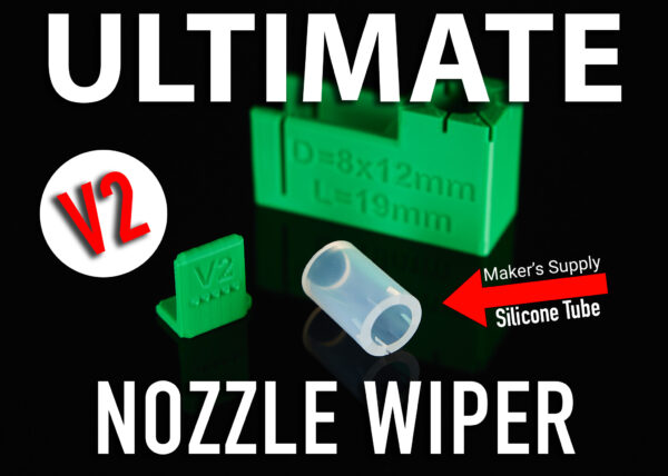 Ultimate Nozzle Wiper V2 for Bambu Lab X1C P1S P1P